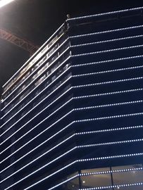 1 Meter Aluminium Profil Led Pixel Lamp Desain Proyek Pencahayaan Bangunan Luar