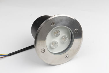 Dijual panas IP65 3W tahan air tanah bulat mengubur lampu di lampu bawah tanah LED