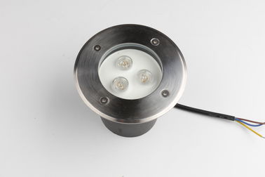 Dijual panas IP65 3W tahan air tanah bulat mengubur lampu di lampu bawah tanah LED