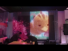 P50 dipimpin tampilan luar fasad bangunan layar mesh