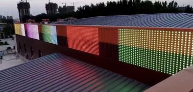 1 Meter Aluminium Profil Led Pixel Lamp Desain Proyek Pencahayaan Bangunan Luar