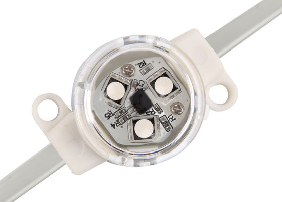 5050 IP67 Waterproof DC12V 3 LED Point Light 30mm Rgb LED Pixel