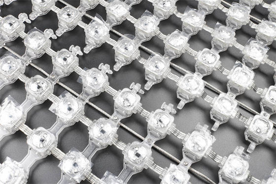 Adjustable Brightness LED Grid Screen with DMX512 Control and Customizable SMD3535 LED Point Light