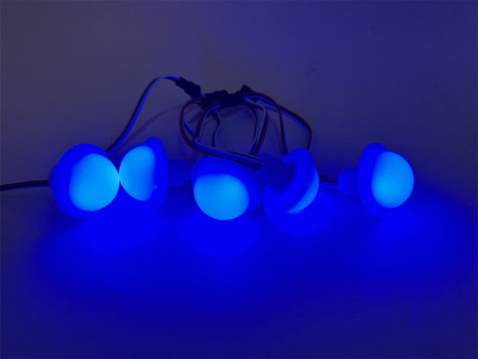 Hemispherical 1W DC12V 5050RGB 45mm LED Amusement Lamp