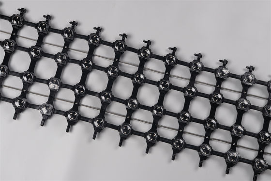 High qualityOutdoor LED Mesh Full Color P50 DC12V 25MM RGB LED Mesh Screen