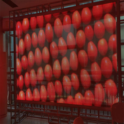 High brightness colorful SMD2121 5V high permeability led transparent film screen