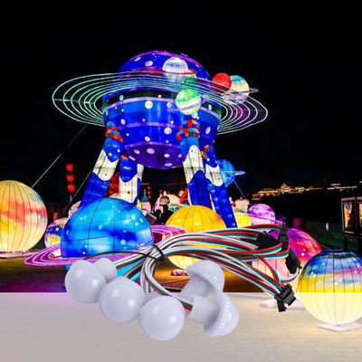 Affordable 12V DMX512 Outdoor Building Decoration Color LED Bulb in White or Gray