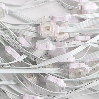 Permanent Outdoor Christmas Lighting RGBW Wifi Led Eaves Light with PC Shell Glue Design