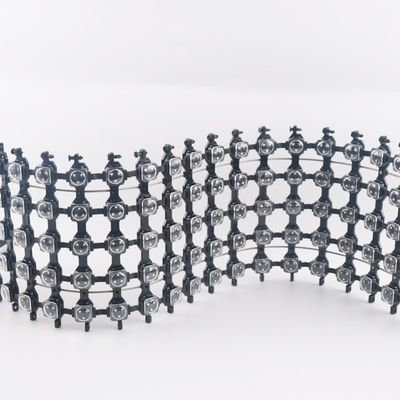 Full Color Outdoor Led Pixel Grid Screen Led Mesh Curtain with Epistar 3535 RGB LED Chip