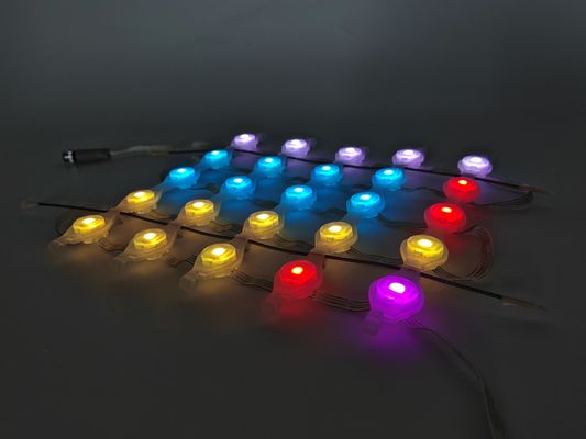 CE ROHS Certified Flexible Mesh LED Display Panel Screen Programmable for Advertisement