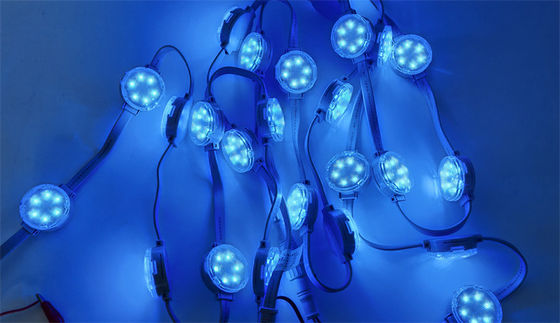 Christmas LED Pixel Point Lighting Lights 2835 30mm 12V Outdoor Aluminum Profile Permanent Programmable Lighting Track