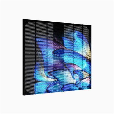 Transparent Screen  Manufacturers  Full Color New Technology  RGB P2.6 Window Outdoor LED Display Led Grille Screen