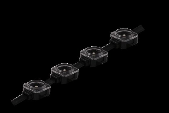 High Brightness IP67 Waterproof Outdoor 25mm DMX512 LED Light String with Various Installation Methods PC Body Point Lights