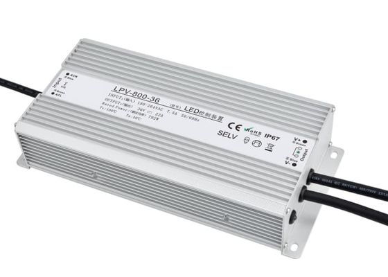 Wide Voltage IP67 Waterproof Switching Power Supply Constant Voltage Compact Size 800W 24V 36V 48V LED Driver