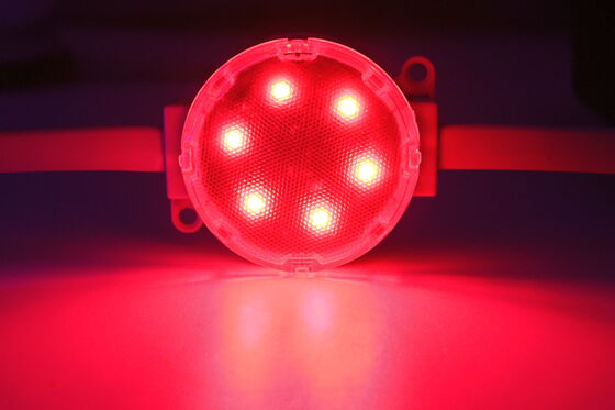 24V IP67 Waterproof RGBW LED Point Light 50mm Outdoor Facade Pixel Light for Building Decoration