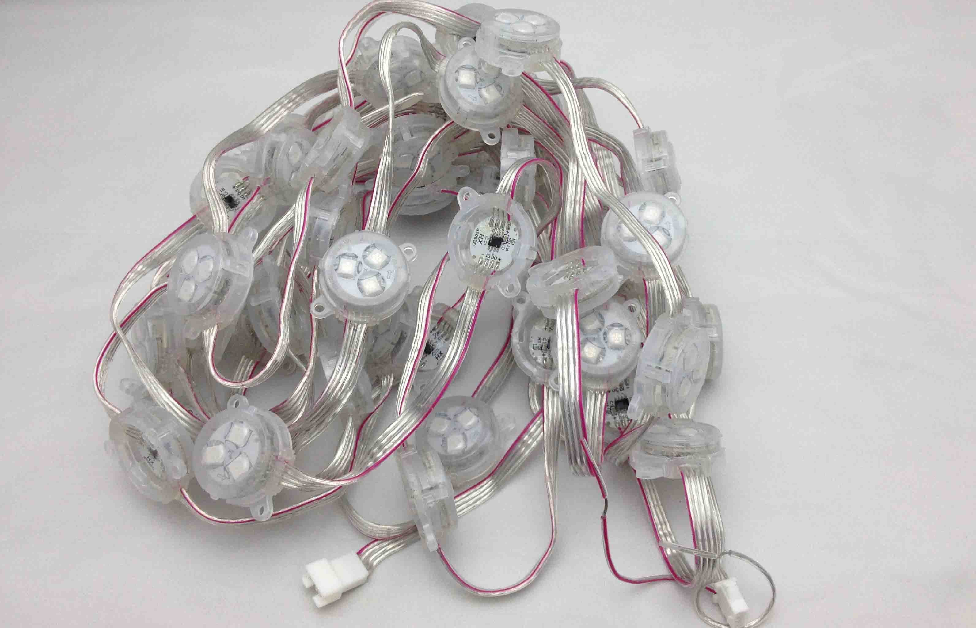 RGB Full Color Led Pixel String Decoration Digital PC Waterproof