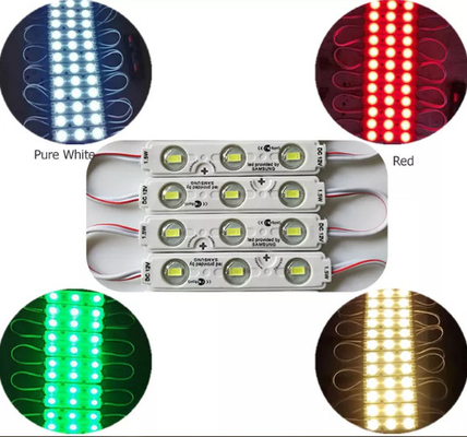 DC 12V 1.5W LED Modul String Tahan Air 3 LED IP65 SMD 5730 LED Modul Untuk Signage Light Box