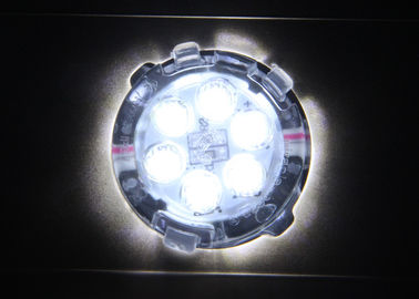 Green 30mm IP67 6 Led Pixel String Lights DC24V 0.6W Dengan Epistar Taiwan