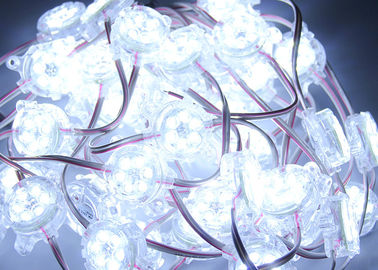White RGB 30mm IP67 6 Chips LED Masuk Pixel DC24V LED untuk Kotak Pencahayaan