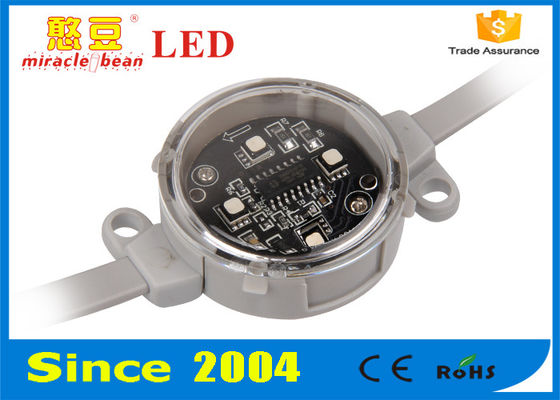 40mm RGB Pixel Point Light DMX512 IP67 Waterproof 120° Beam Angle tahan UV