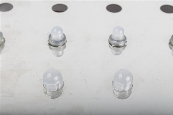 Piksel RGB Persegi Natal Datar Beralamat 12mm DC5V 12V UCS1903 WS2811 SM16703 GS8208