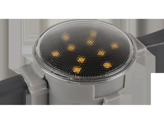 Disesuaikan IP67 LED Point Light 2W 24V 50mm RGBW Untuk Outdoor
