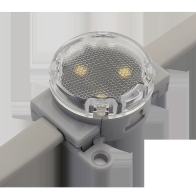 Lampu Titik LED IP67 Disesuaikan 0.6W 12V 30mm SMD3535 Luar Ruangan Warna Tunggal