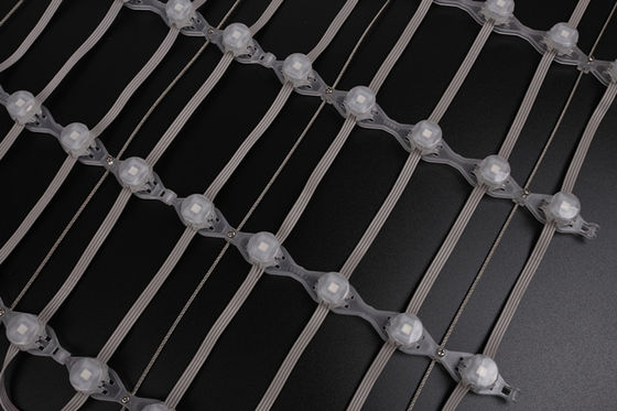 Customized Mesh LED Screen Waterproof IP67 RGB Outdoor Video Display