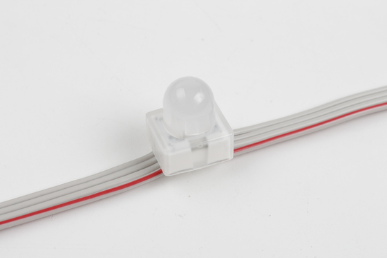 Miracle Bean 12mm RGB LED Pixel Untuk Surat Tanda Tahan Air IP67 0.3W 5V