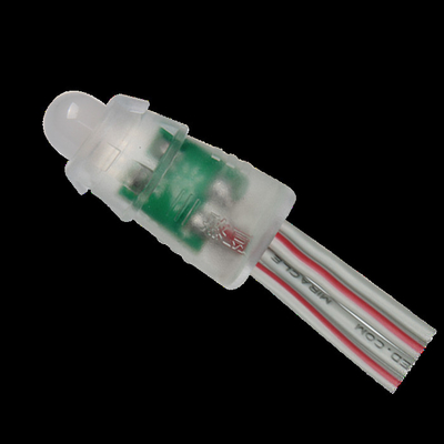 Luar ruangan LED Pixel Light 0.3W DC12V 12mm DMX512 RGB IP67 Tahan Air