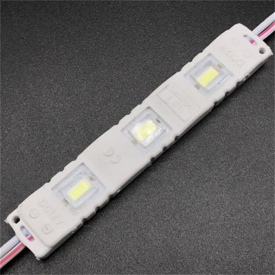 Modul Injeksi LED SMD5630 Satu Warna IP65 DC12V 90 - 100LM 0.72W Tahan Air Luar Ruangan