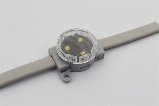 IP67 DMX512 DC24V 1W LED Point Light RGBW SMD3535 30mm Tahan Air Untuk Iklan