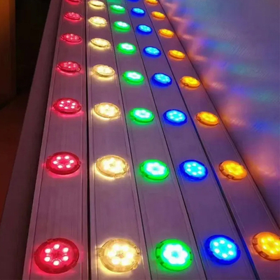 Permanen Christmas Led Pixel Point Light 40mm 50mm DC24V 2W RGBW Profil Aluminium