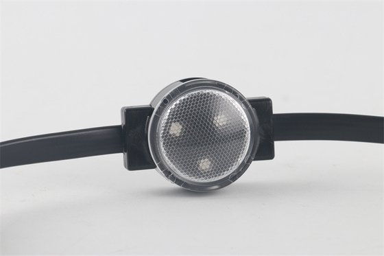 Tahan Air RGB LED Pixel Point Light IP67 0.75W DC12V SMD3535 30mm 30000H RGB