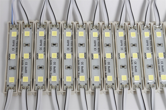 Modul Lampu Led Injeksi Kotak Daya Tinggi 12v 1.5w Smd2835 5054 5730 Dot Pixel Dapat Diprogram