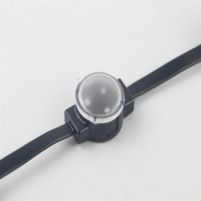 IP67 RGB Led Lampu Titik Piksel DC12V DMX512 30mm Smd3535 0.75W