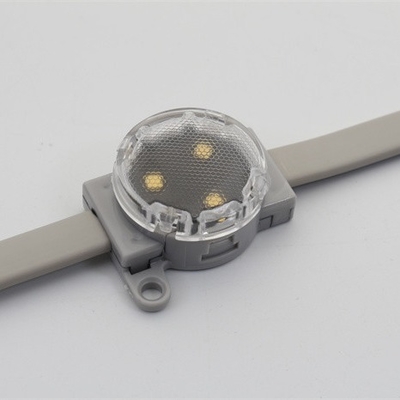 DMX512 30mm LED Point Light Dekorasi Smd3535 IP67 RGBW 1W DC12V