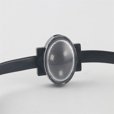 Topeng Transparan Lampu Titik LED Warna Tunggal 0.6w 12v 30000H Jangka Hidup SMD3535