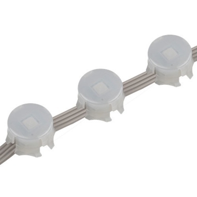 Miracle Bean IP67 Lampu LED Titik Tahan Air 0.3W DMX512 Smd5050 DC5V 20mm RGB