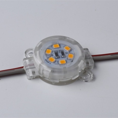 IP67 0.6W Smd2835 DMX512 DC12V 30mm Lampu LED Titik Warna Tunggal Luar Ruangan