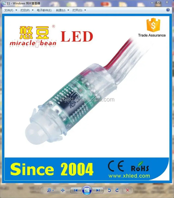DC5V 12mm Waterproof LED Pixel Light WS28110.3W RGB Pixel LED Dengan Kualitas Profesional