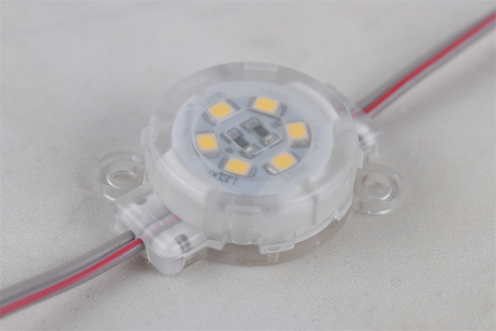 0.6W DC12V Titik Lampu LED Warna Tunggal Tahan Air IP67 30mm