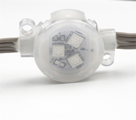 Lampu Titik LED Tahan Air RGB 30mm DC12V Dengan IP67 Miracle Bean LED