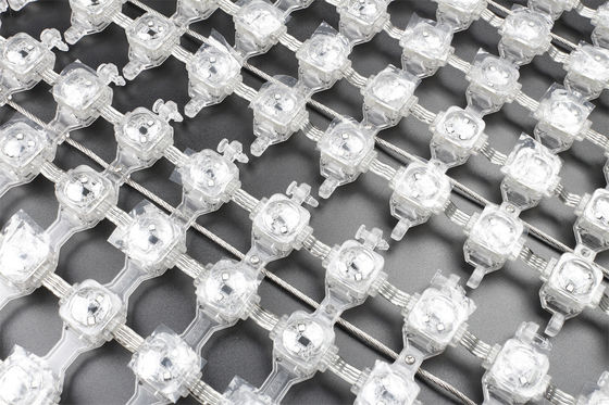 300W DC12V RGB Waterproof LED Mesh Screen With IP67 Protection