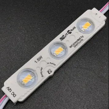 Modul Led Injeksi SMD2835 Luar Ruangan Warna Tunggal IP67 DC12V Lampu Latar Led