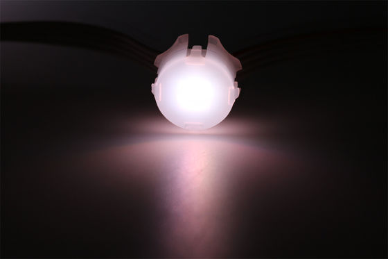 0.3W RGB 20mm Lampu Titik LED Tahan Air DC5V 12V SMD5050 IP67