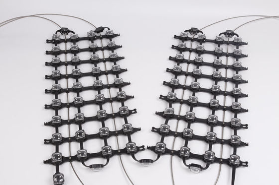 80W RGB P100 LED Pixels Mesh Screen Display IP67 Advertising Outdoor Point Lights Display