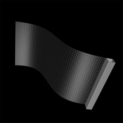 P16 DC5V RGB Color LED Transparent Film Screen For Indoor Installation