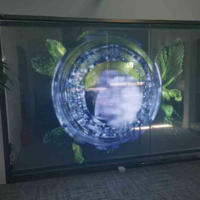 Fleksibel LED Layar Film Transparan Mudah Instalasi Untuk Iklan LED Panel