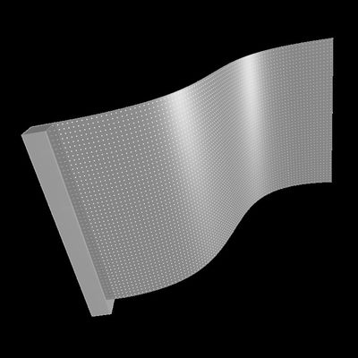 DC5V RGB Fleksibel Film LED Transparan Pencahayaan Indoor Ultra Thin LED Screen P10